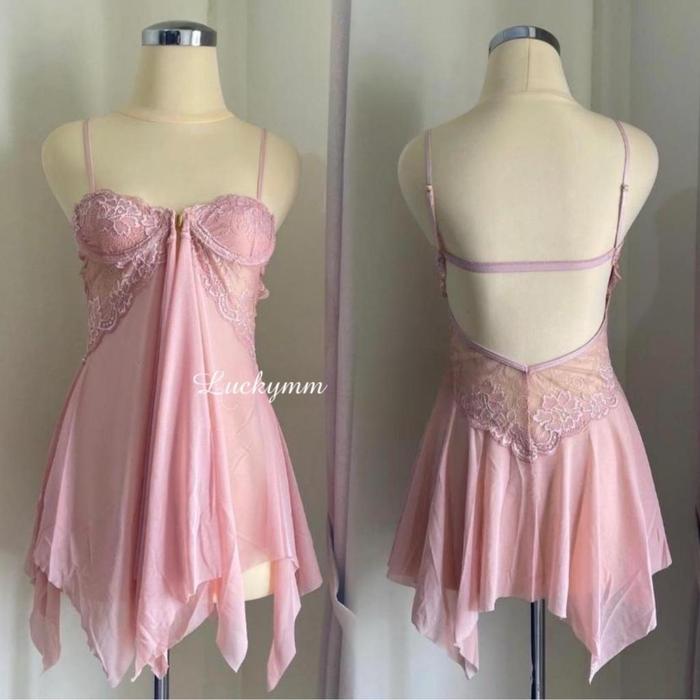 Lingerie Sexy Dress Nilon Transparan Baju Dewasa Wanita BabyDoll / Baju Sexy Dinas Wanita 108