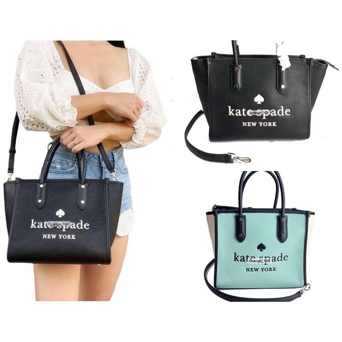 TAS WANITA KS ELLA SMALL TOTE PEBBLED LEATHER ORIGINAL