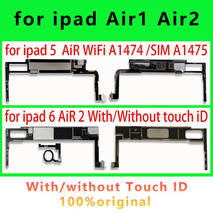 Gratis Papan Logika ICloud untuk iPad 5 6 Air 1 2 Motherboard A1566