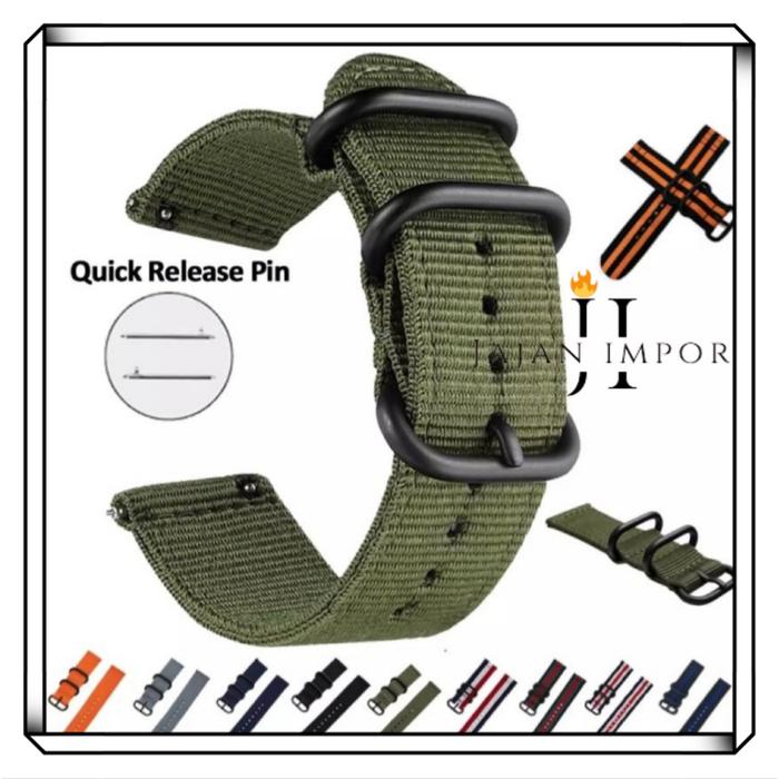 Strap Casio Ae-1000W / Ae-1300 / Ae-1200 Tali Jam Kanvas Nylon Ae-1000W / Ae-1300 / Ae-1200 Tangan C