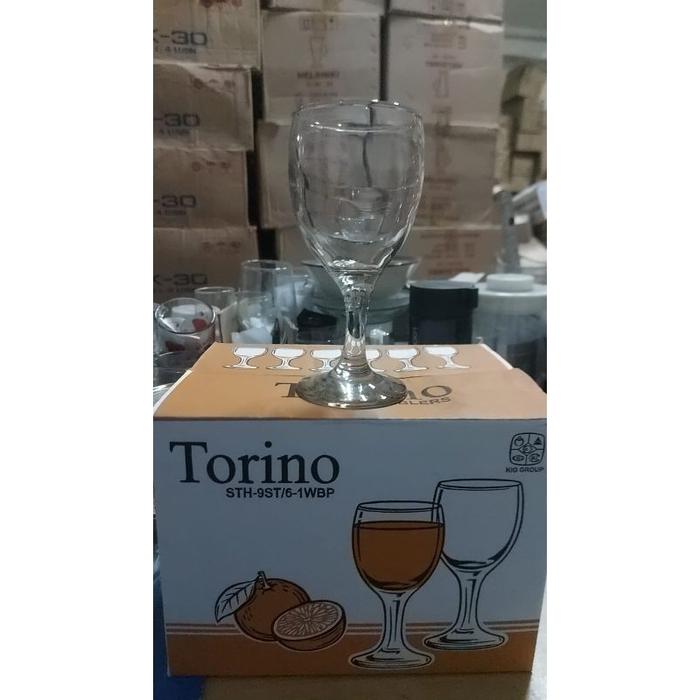 6 pcs Gelas Wine MSTOi-9 / Gelas Anggur STH9ST Kedaung / Gelas Kaki / Gelas Champagne