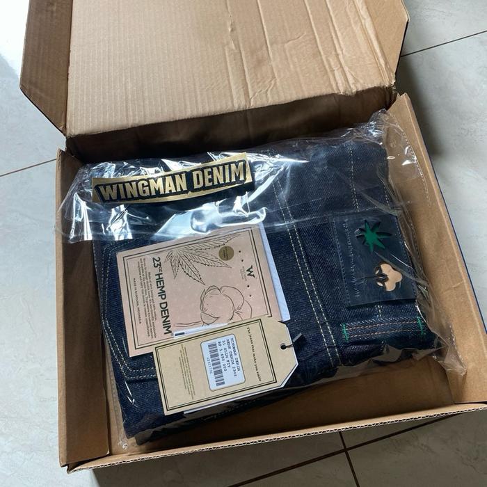 wingman denim hemp denim 23oz size 31 original secondhand