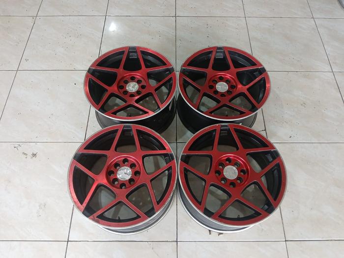 VELG SECOND 3SDM RING 17 BAUD 4X100/114.3 MAESTRO KIJANG LGX PANTHER KOTAK FORD FIESTA AVANZA XENIA