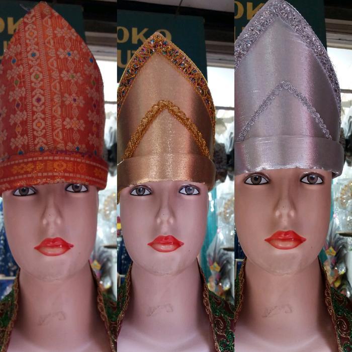 Topi Tanjak Adat Sumatra // Aksesoris Kepala Adat Sumatra