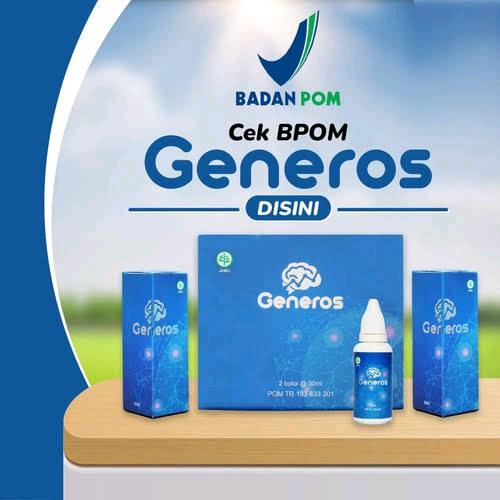 generos (2 botol) asli vitamin kecerdasan anak pelancar bicara