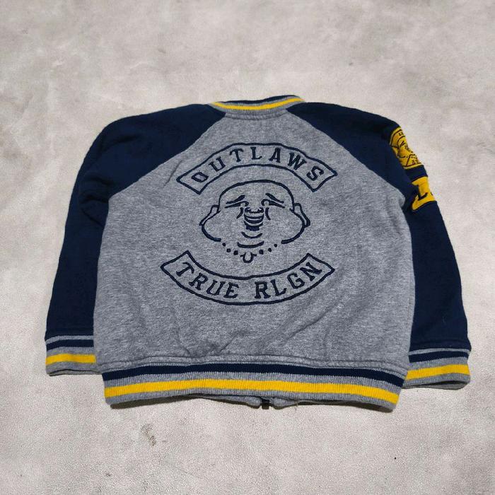 Jaket bomber anak  true religion abu bekas