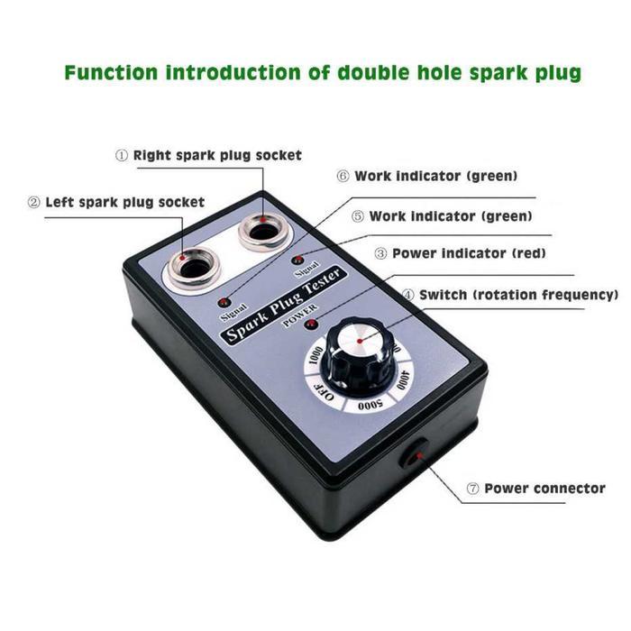 Alat Penguji Busi Double Channel Spark Plug Tester - CNBJ-901