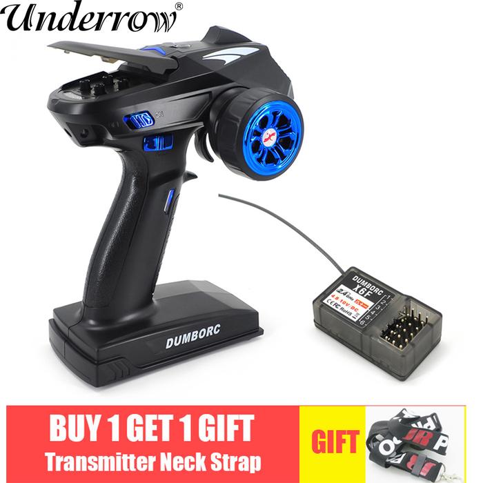 DumboRC X6 X4 X6P 2.4G 6CH Transmitter w/ X6FG Gyro X6F Receiver LED