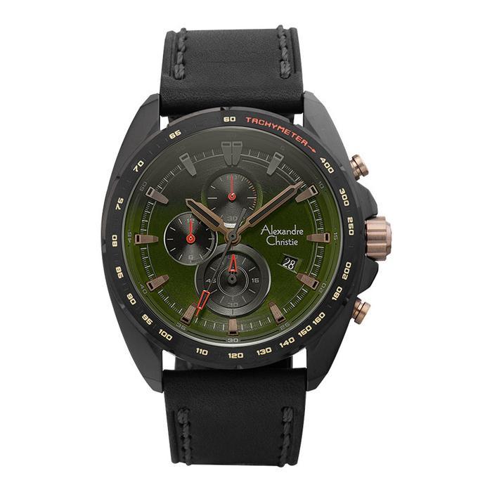 Jam Tangan Pria Alexandre Christie Chronograph AC 6652 MC LGBGN Model Sport dengan Garansi Resmi 1 T