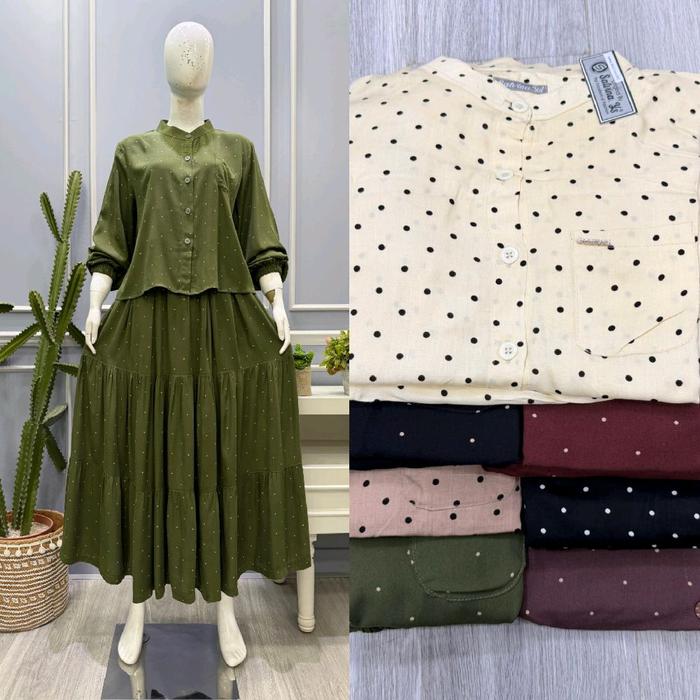 salvina setrok Rayon Luna motif Polkadot tia1hji5ji0
