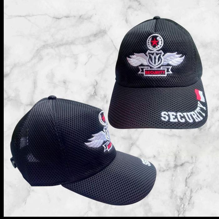 TOPI JARING HITAM WING SECURITY PUTIH TERBARU