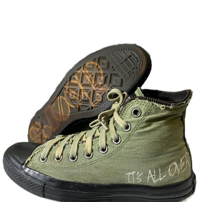 CONVERSE CT HI X THE DOORS “THE WAR IS OVER” VINTAGE (2008) Size EUR 41/26CM