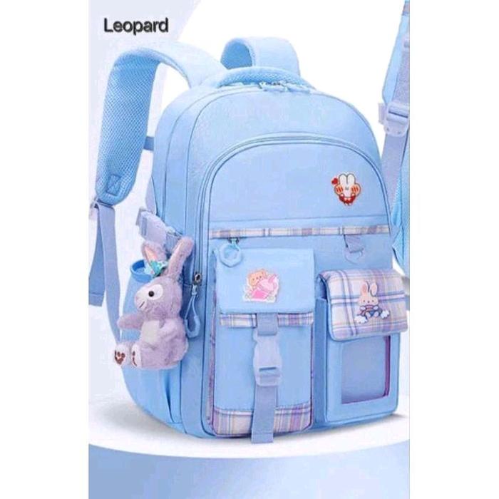 Leopard Tas Ransel Wanita Anak Sekolah Passion MiKA D300 Halus dan Tebal Tas Sekolah Wanita PAUD SD 