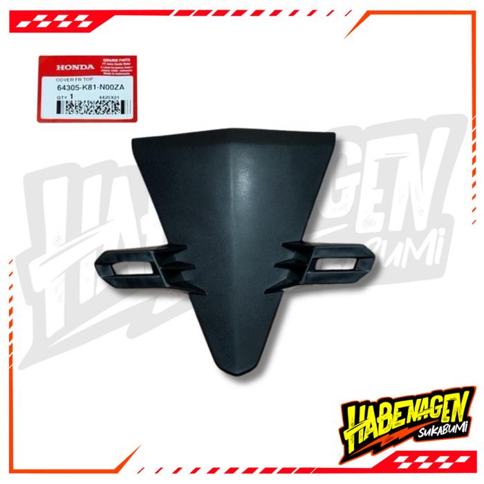 Cover Dudukan Plat Nomor Tameng Panel Dasi Depan Honda Beat Fi Esp Eco Street Original | Habenagen