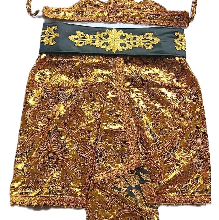 Dodot silat - sembong silat - Dodot silat - batik silat prada full block gliter gold