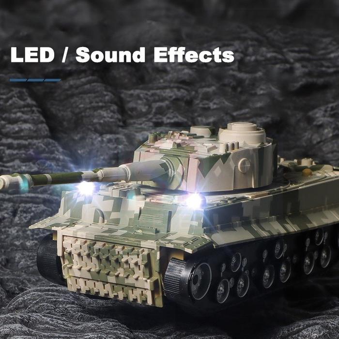 Ready✅ RC Bartle Tank / 1:32 RC Remote Control Tank Car Mainan Mobil Remote Control RC War Tank
