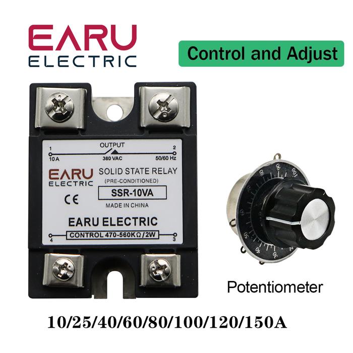 SSR-10VA SSR-25VA SSR-40VA SSR Solid State Relay Voltage Regulator AC