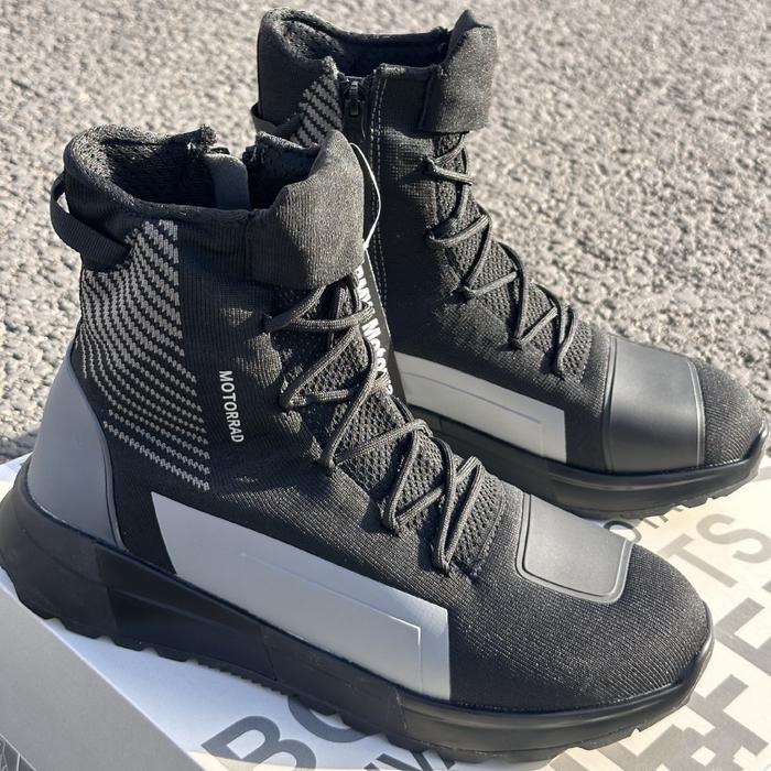 Motorcycle Boots for BMW Motorrad Men's Motorbike Riding Shoes Ankle Type Sneaker Knitlite Unisex Pr