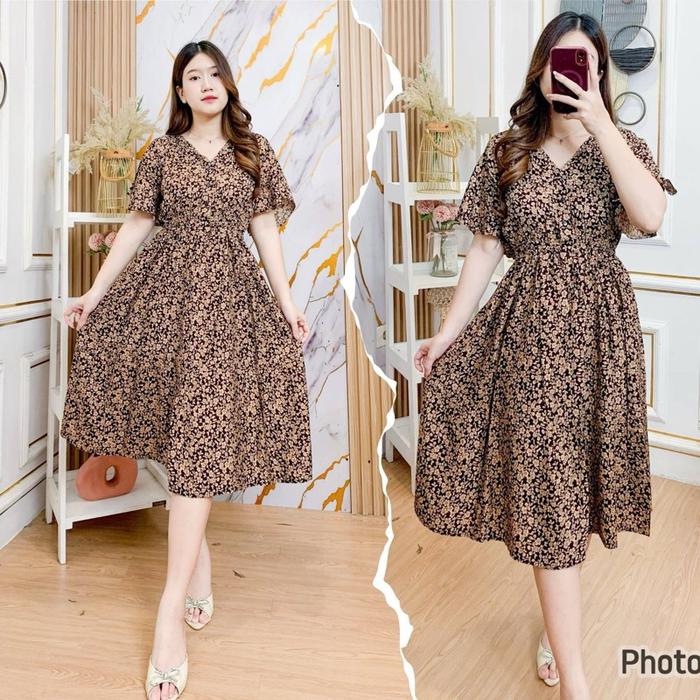 Daster karin/dress karin/kancing hidup/bumil busui/pinggang kerut/pendek/daster sexy/daster anti pel