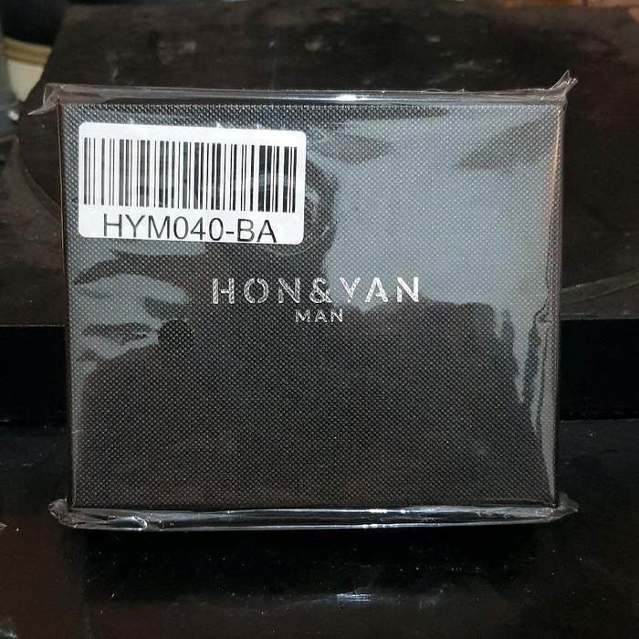dompet Hon & Yan Hitam leather bagus
