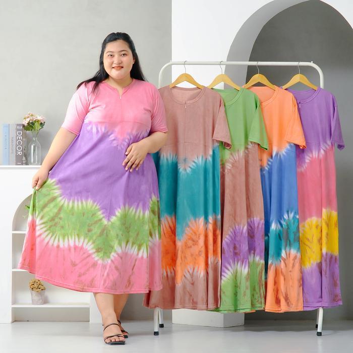 Istimewa DASTER LONG JUMBO PALING LARIS // BIG SIZE LD 130 BAHAN KAOS COMBED 30s PREMIUM QUALITY Ter