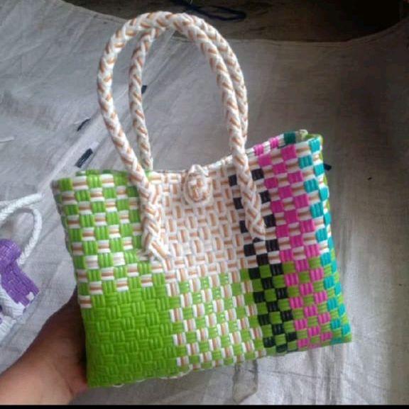 Tas xs(20x10x15)+tas anyaman jali