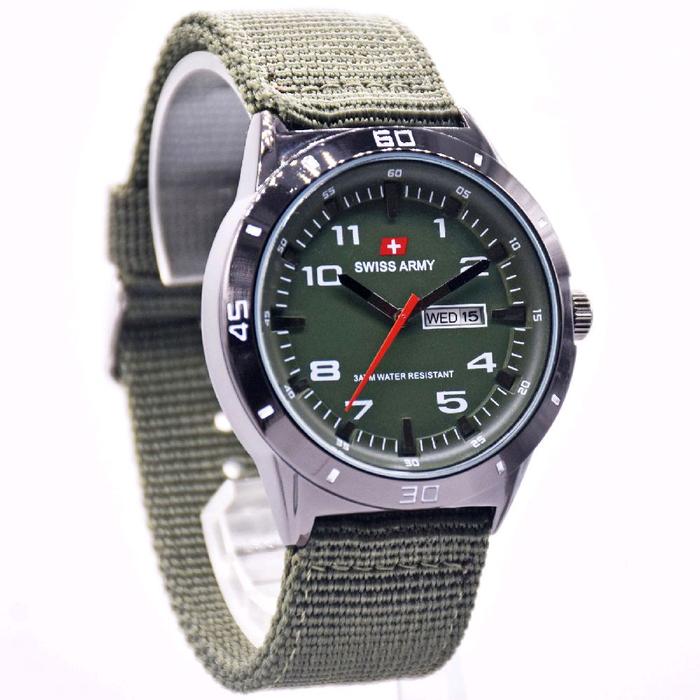 jam tangan pria Swiss army SA005 analog sporty santai