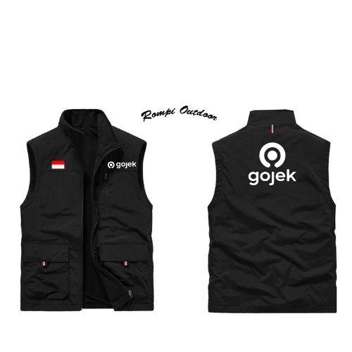 Jacket Rompiy Pria Ojol Terbaru / Rompi Ojol Online / Rompi Outdoor Gojek Pria Keren