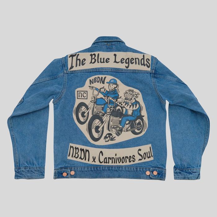 Carnivores Soul x NBDN - The Blue Legends Gang Trucker Jacket