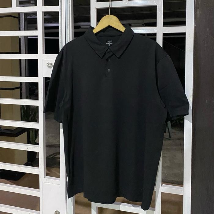 Kaos kerah polo poloshirt atasan laki laki jumbo oversize cowok pria casual polos basic Polham uni t
