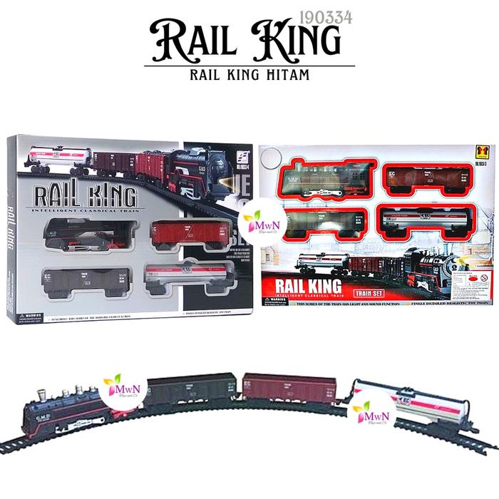 MWN.TOYS Mainan Kereta Api Hitam - Rail King 190334