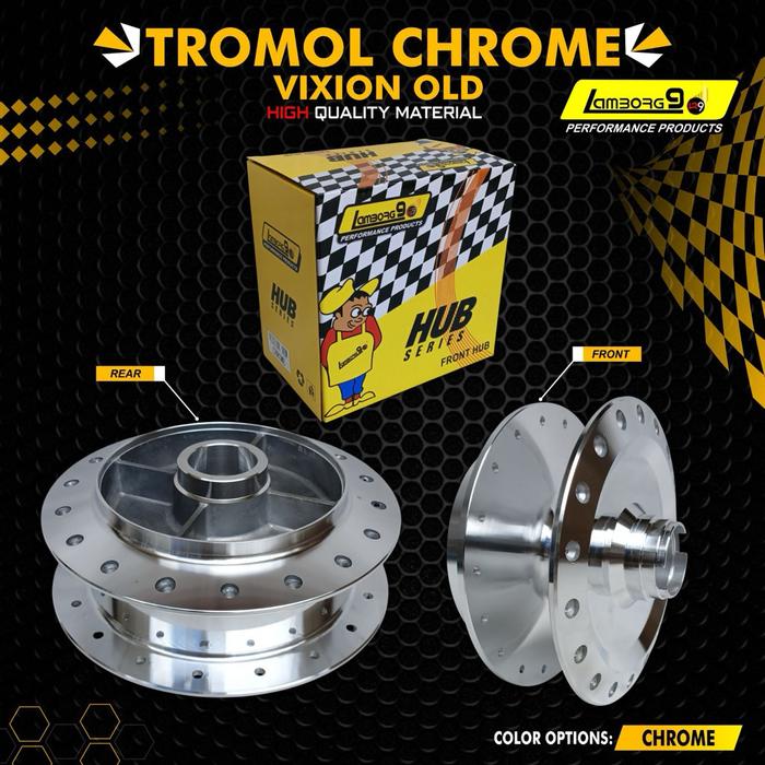 Tromol Vixion Old Chrome Tromol Vix Old Depan Belakang