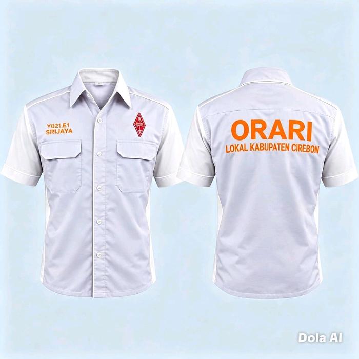 KEMEJA ORARI /SERAGAM ORARI/ KEMEJA ORARI LENGAN PANJANG