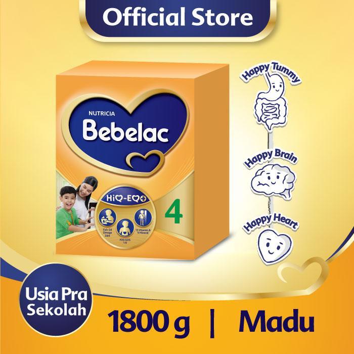 Bebelac 4 Madu Susu Formula [1800 g/ Kemasan Box]