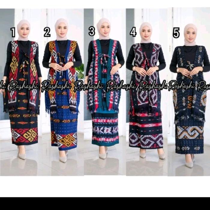 AUDYA ROMPI SETELAN BLOUSE DAN ROK PANJANG TERBARU KANTORAN WANITA OUTER TUNIK Atasan Bawahan Muslim