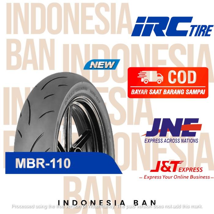 BAN LUAR IRC RING 17 TUBELESS 100/80-17 100/90-17 110/70-17 120/70-17 130/70-17 140/70-17