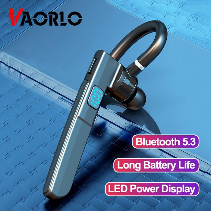 VAORLO X6 Earphone Bluetooth Nirkabel, Headphone Handsfree Olahraga