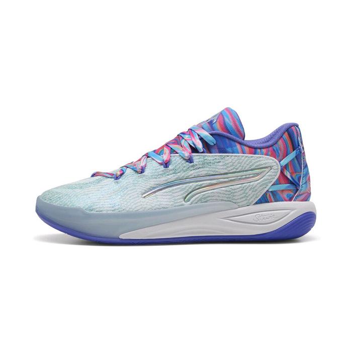 SEPATU BASKET WANITA PUMA WOMEN'NS 'STEWIE 4 PRISM WHITE LIGHT AQUA ORIGINAL SHOES