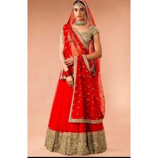 PREMIUM (READY) terjamin lehenga wedding /lehenga cantik/lehenga murah /lehenga pesta terlaris