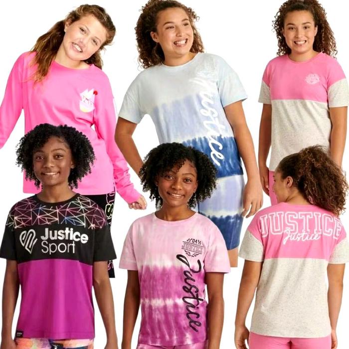 Justice Girl Tee Vol.1 - Kaos Anak Remaja Perempuan