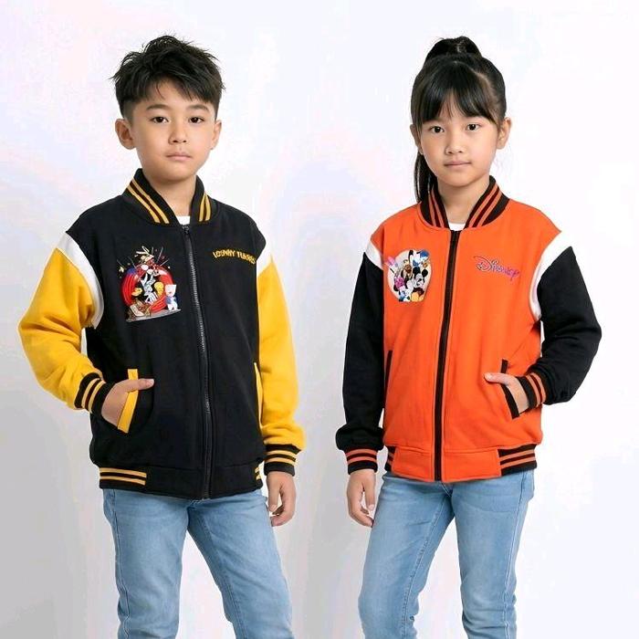 Looney Tunes Jaket Varsity Anak 6-10 tahun