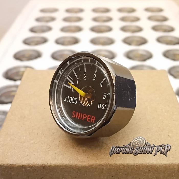 Manometer 5000 PSI, Manometer DM22 5000 PSI, Manometer Pompa PCP, Manometer Kecil, Manometer Tekanan