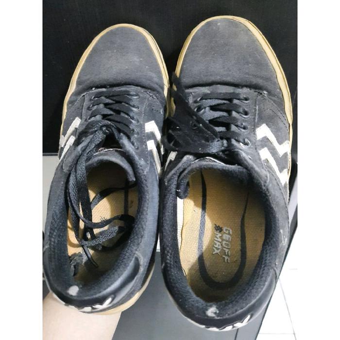 Preloved - Sepatu tali hitam pria merk Geoff Max size 40