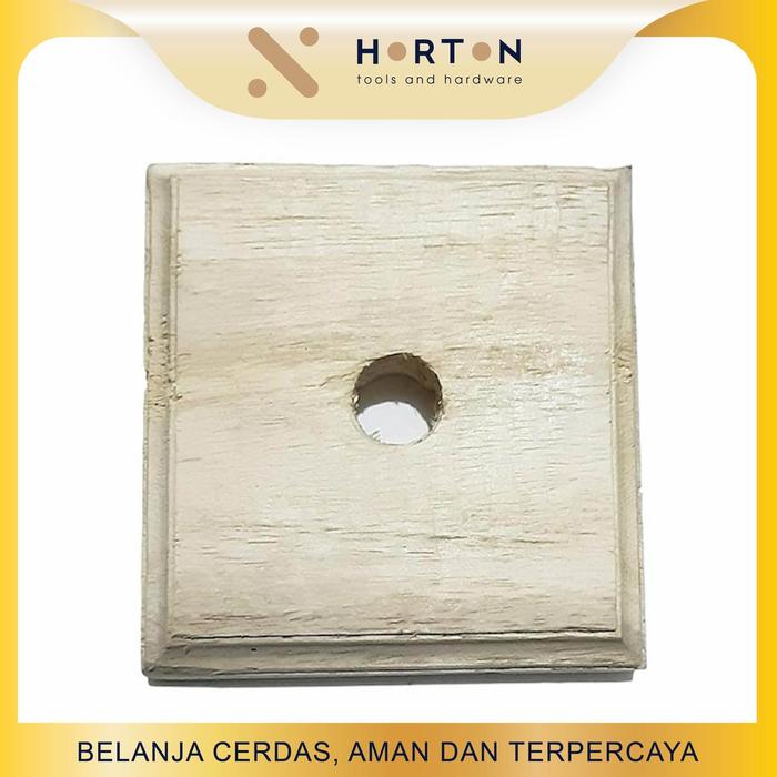 Roset / Rocet Kayu Fitting Lampu Saklar Stop Kontak OB