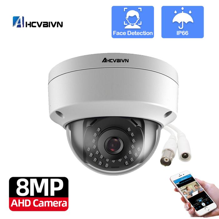 Wired CCTV og Camera 8MP 5MP Outdoor Night Vision Video