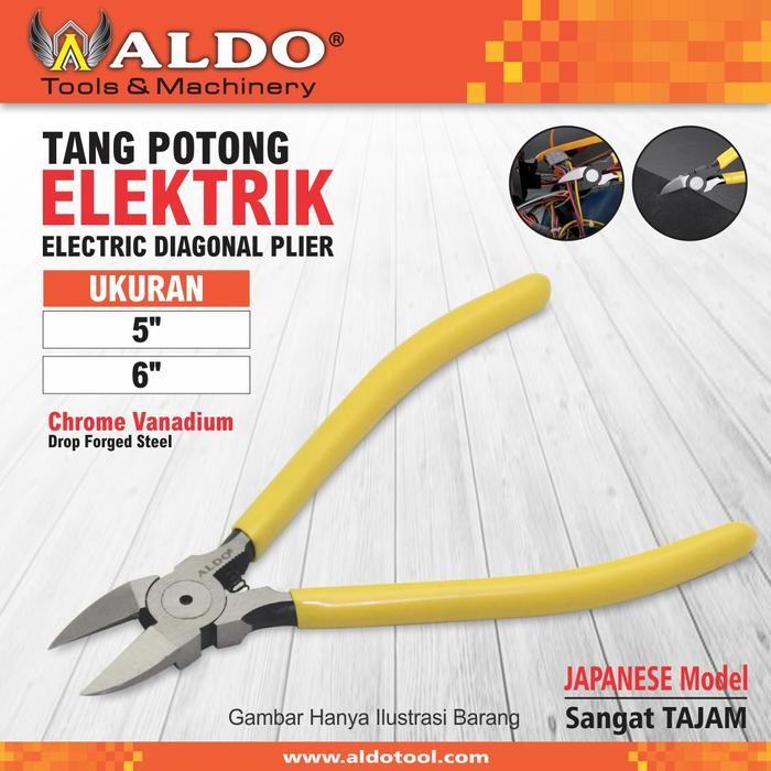 TANG POTONG ELEKTRONIK/ TANG POTONG ELEKTRIK MERK ALDO