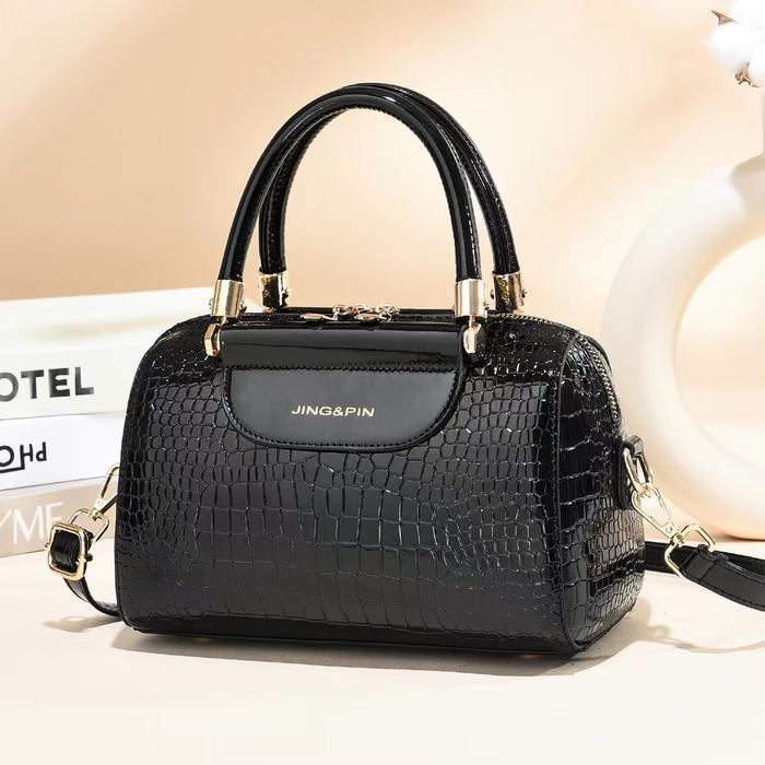 New arrival Gij. A3492 Tas Selempang Wanita Import 1kg2 CROCO JING&PIN SPEEDY BAG