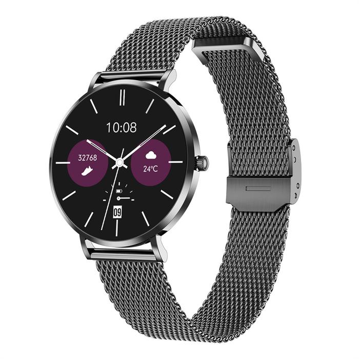 Lady Smart Watch T8 Ultra Women 1.19 Inch AMOLED Screen Wristwatch Heart Rate Monitor Bluetooth Call