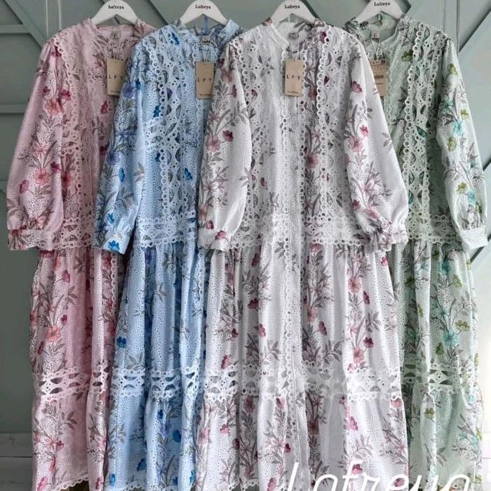 gamis midi dress Zyva by LFY