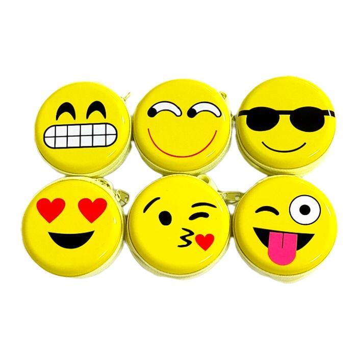 TERPERCAYA Dompet Koin Bulat / Coin Bag Smile / MSP C2-5 / 1 pc